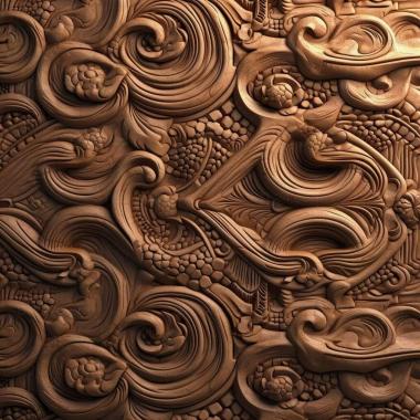 Patterns and decorations stl seamless 3 3d model